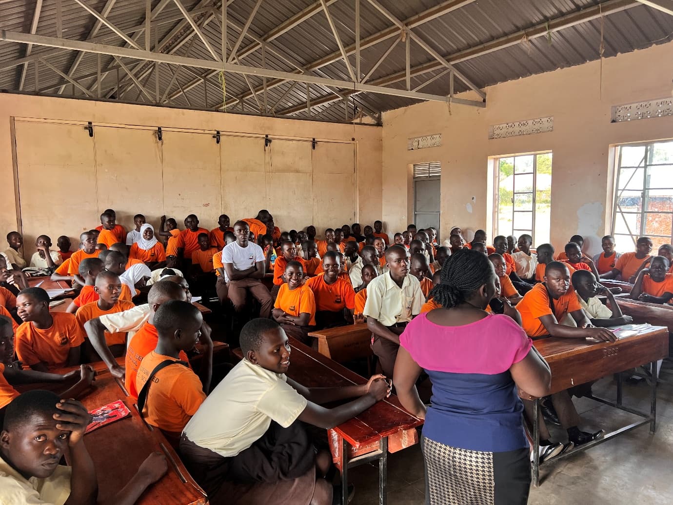 HIV/AIDS awareness training session with community members